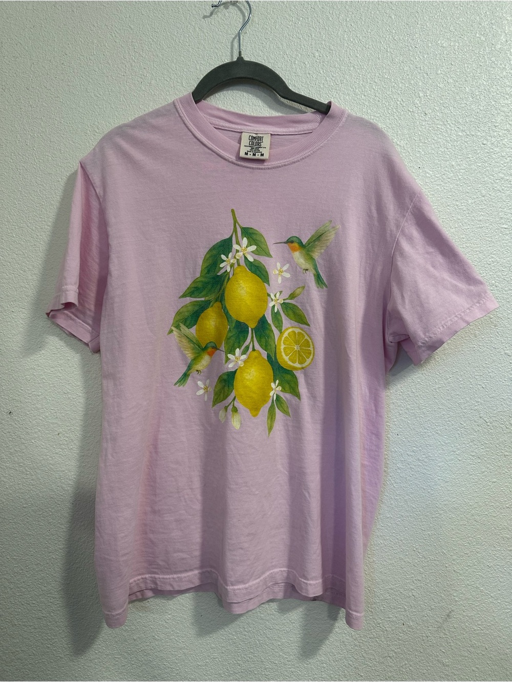Comfort Colors Light pink Crewneck Tee